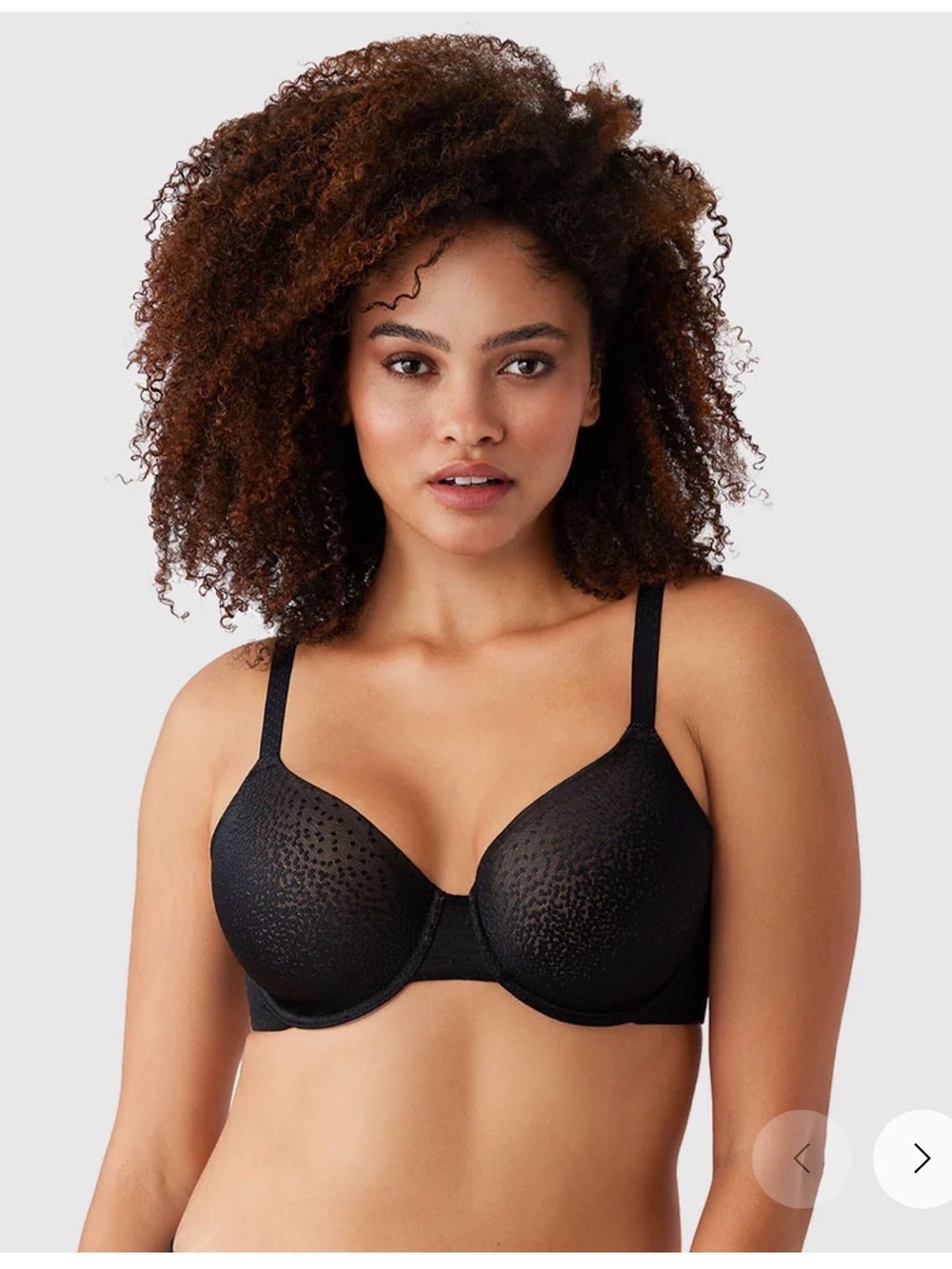 Wacoal Back Appeal T-Shirt Bra Black size 36D